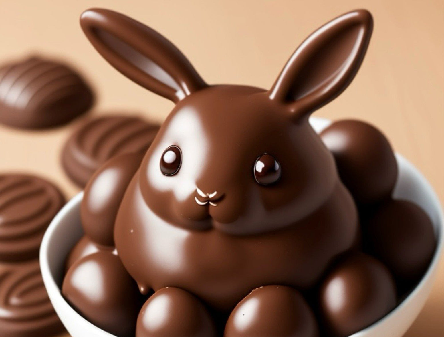 Blog Bild zu Hund Schokolade fressen - Schokoladenhase und Osterei aus Schokolade