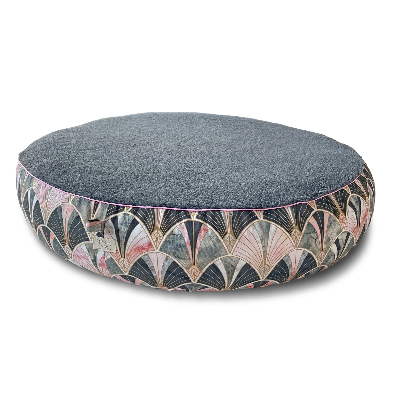 Flocke Hundebett Ersatzbezug eleganter Art Deco-Stil