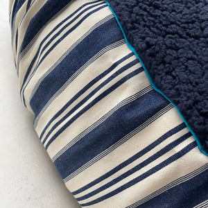 Flocke Hundebett Bezug »nap in blue«