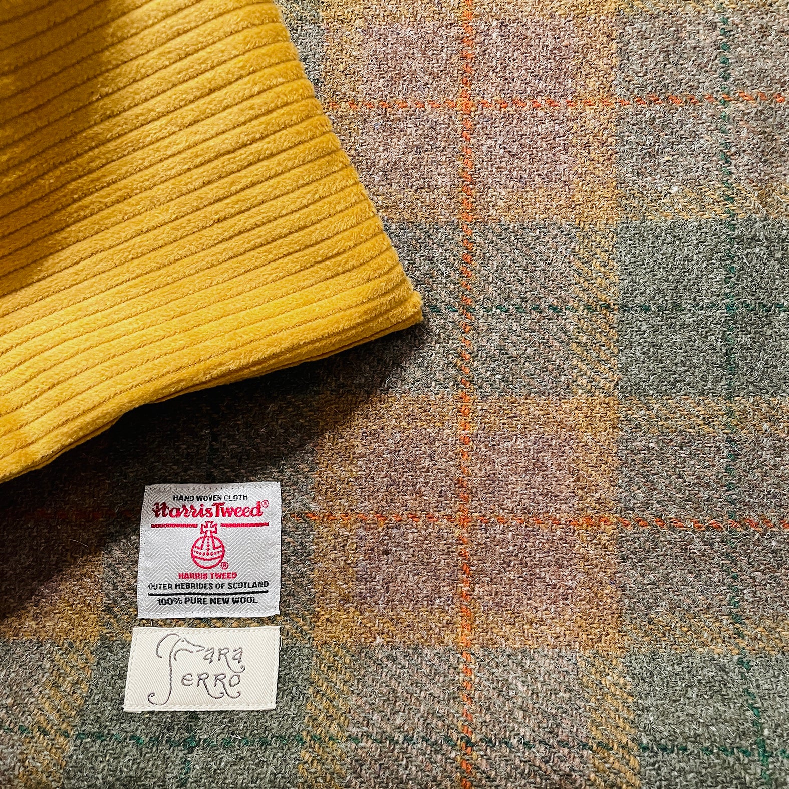 Hundedecke »HARRIS TWEED - harvest corn« - 75 x 97