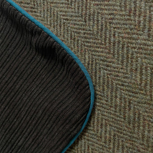 Hundedecke »HARRIS TWEED - Black Petrol« - 70 x 95