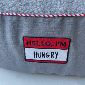 Flocke Hundebett Bezug »I'm hungry«