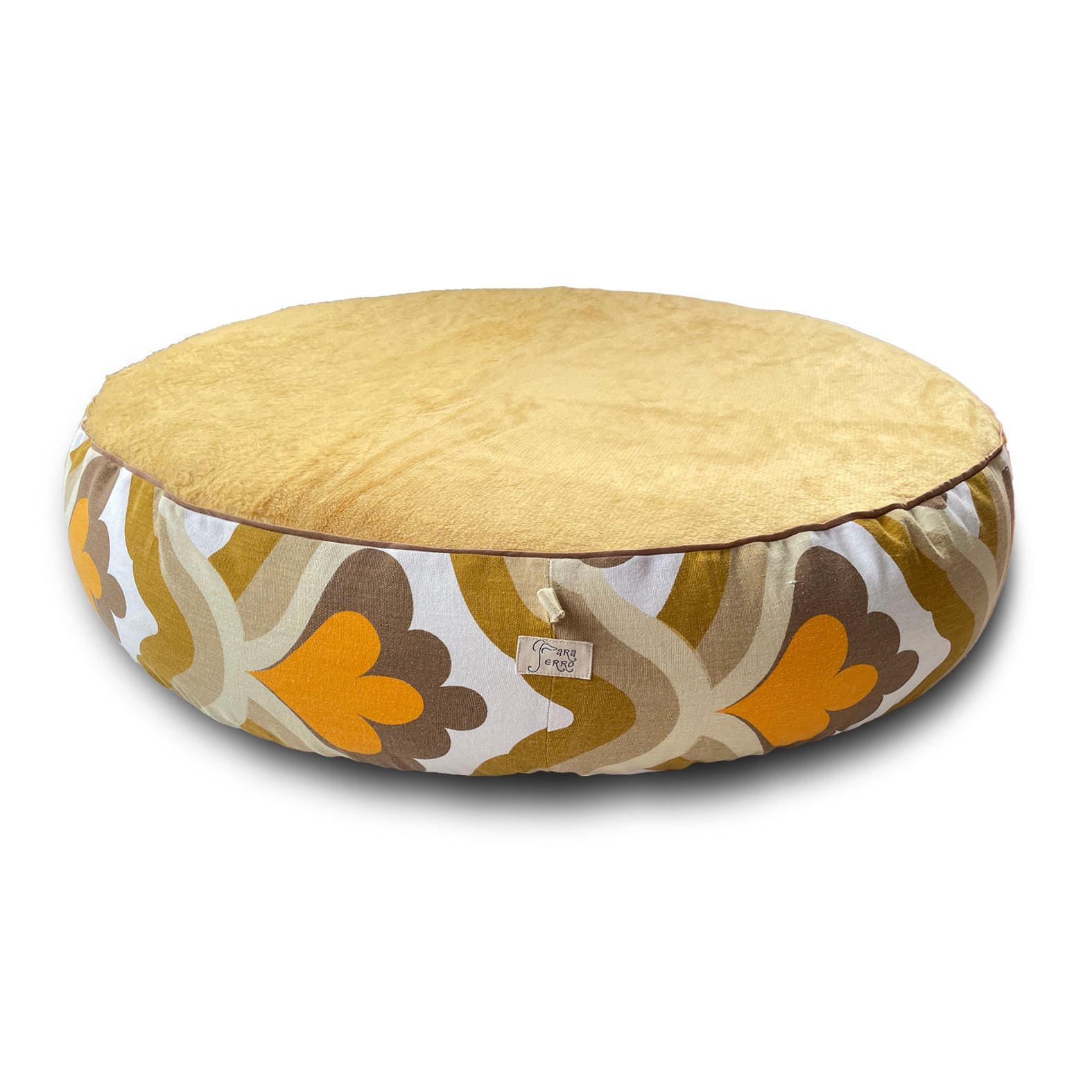 Flocke Hundebett Bezug »tapisserie moutarde« ♥ VINTAGE