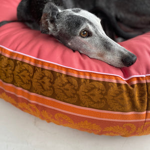 Flocke Hundebett Bezug »Floral Damast«