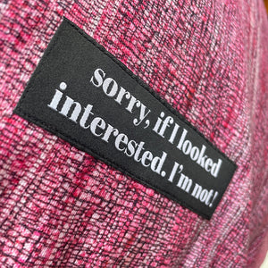 Design Hundebett »Not interested«