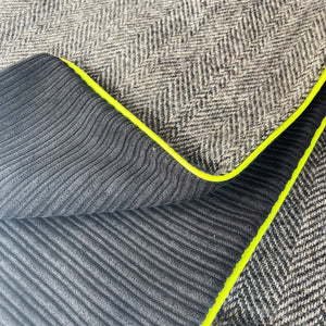 Hundedecke »HARRIS TWEED - Black & Neon« - 58 x 70