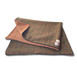 Hundedecke »HARRIS TWEED - Olive & Chestnut« - 77 x 102