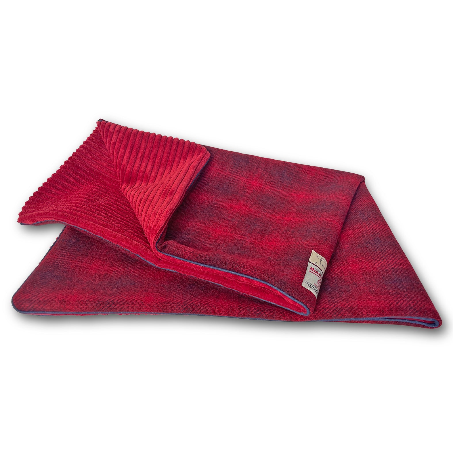 Hundedecke »HARRIS TWEED - Red & Deep Blue« - 70 x 100