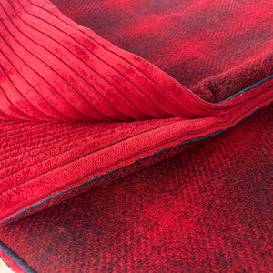 Hundedecke »HARRIS TWEED - Red & Deep Blue« - 70 x 100
