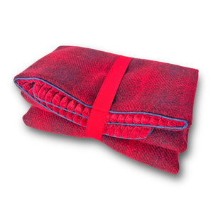 Hundedecke »HARRIS TWEED - Red & Deep Blue« - 70 x 100