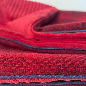 Hundedecke »HARRIS TWEED - Red & Deep Blue« - 70 x 100