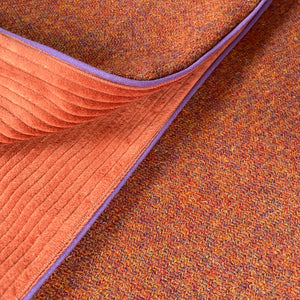 Hundedecke »HARRIS TWEED - Terra & Violet« - 71 x 107