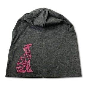 Beanie »Windhund | Pink - Dunkelgrau«