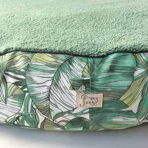 Flocke Hundebett Bezug »Monstera«