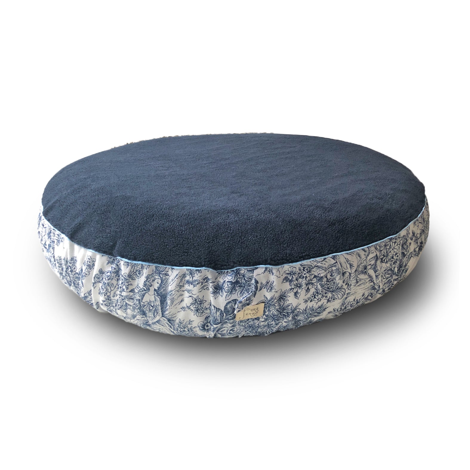 Flocke Hundebett Bezug »Toile de Jouy«