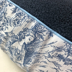 Flocke Hundebett Bezug »Toile de Jouy«